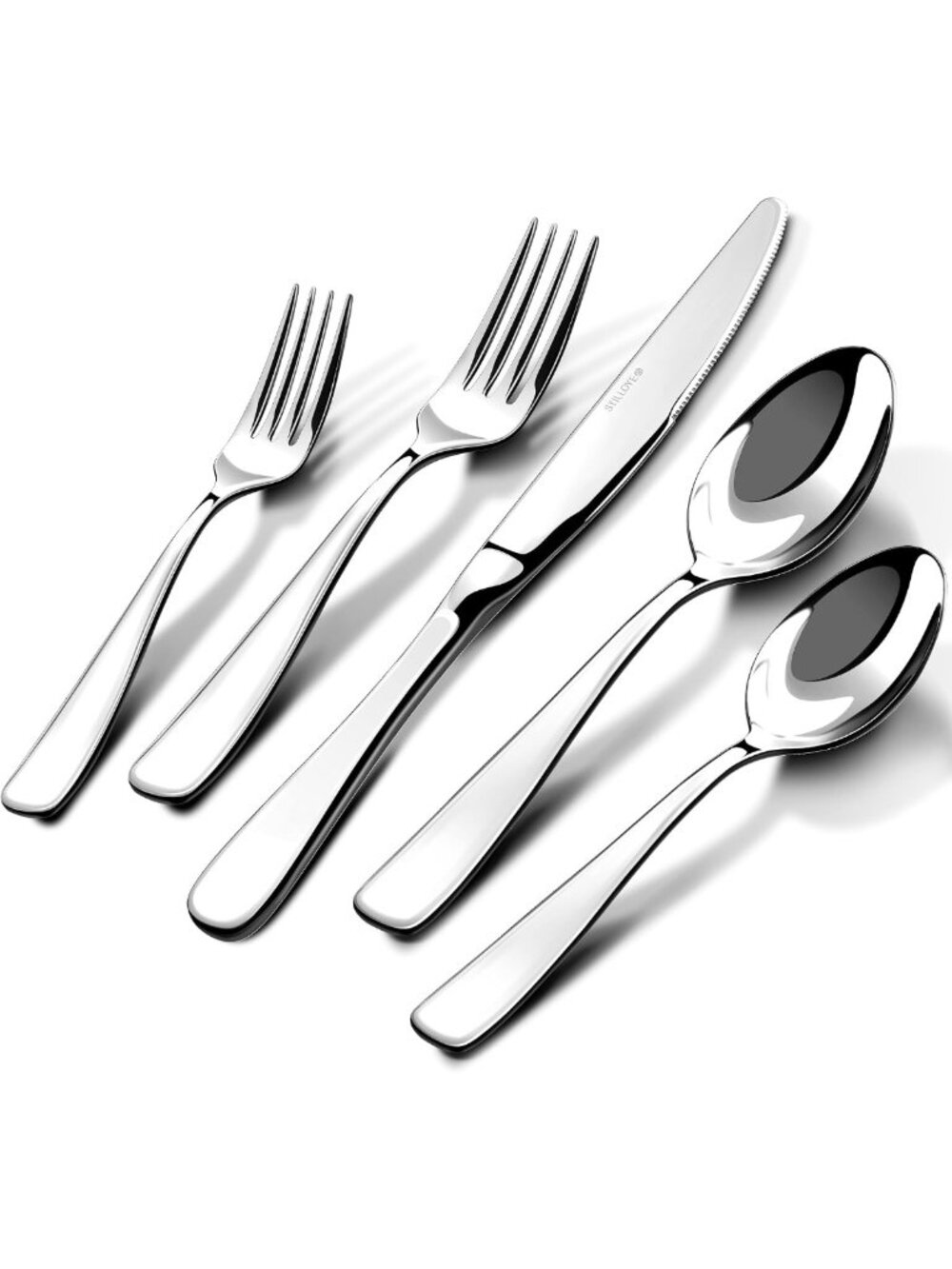 Elegant 20-Piece Stainless Steel Silverware Set for 4 | Durable Flatware Cutlery